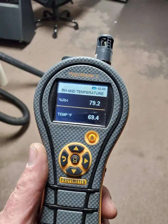 Moisture meter humidity assessment for Fire & Smoke Damage Restoration in New Brighton